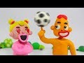 Oba And Trup Stop Motion Cartoon Episode 9 Trup Great Football Player