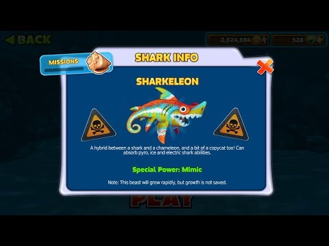 Sharkeleon Info ! New Special Shark - Hungry Shark Evolution