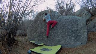 Video thumbnail de Problem 16 (Carrière), 5a. Targasonne