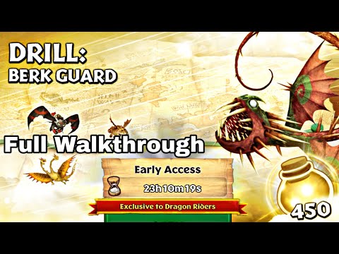 DRILL: BERK GUARD Full Walkthrough - New Gauntlet Event - Dragons:Rise of Berk