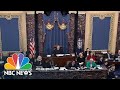 Senators Find Trump 'Not Guilty' Of Obstruction Of Congress Impeachment Article | NBC News Senators Find Trump 'Not Guilty' Of Obstruction Of Congress Impeachment Article | NBC News