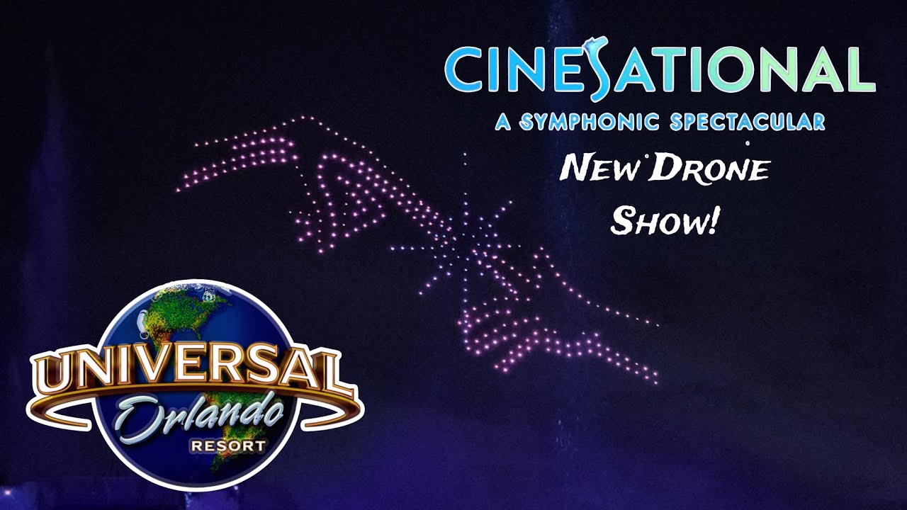 Universal Orlando Resort’s New For 2024 Drone & Fireworks Show CineSational Highlight Video!