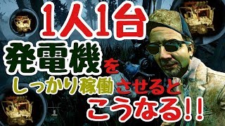 【DBD】#4  有能すぎる‼ 爆速発電 Dead by Daylight 【PS4】