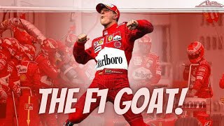 Michael Schumacher is the Formula 1 GOAT, here's why!! |Formula 1| Ferrari| F1