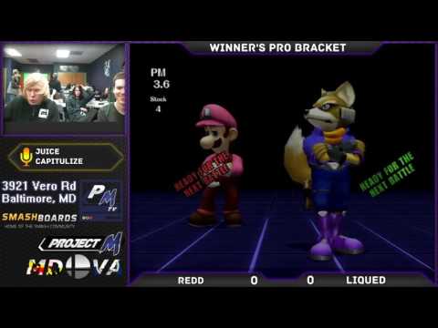 SDPM - Redd (Fox) vs LiquED (Luigi) - Winners Bracket - Smash Project M PM