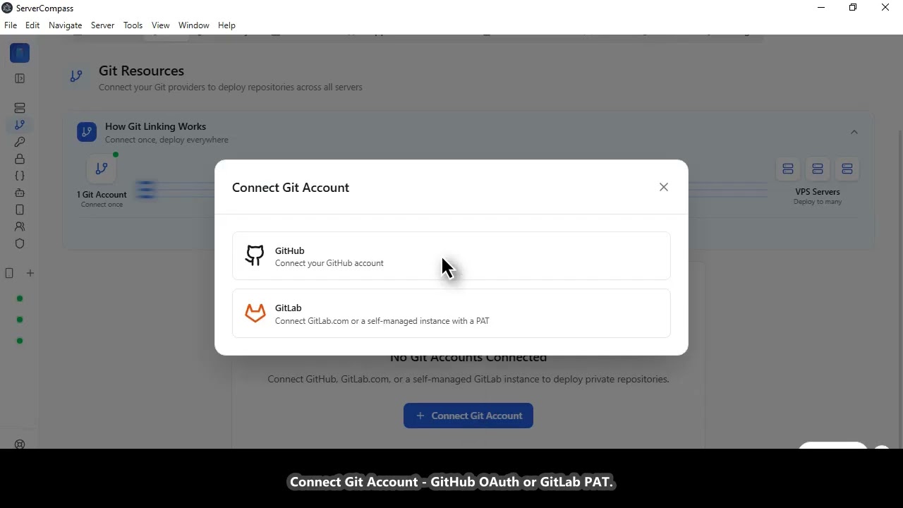 Connect GitHub to Server Compass (Repo Access Setup)