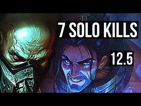 URGOT vs SYLAS (TOP) | Rank 2 Urgot, 7 solo kills, Dominating | BR Challenger | 12.5