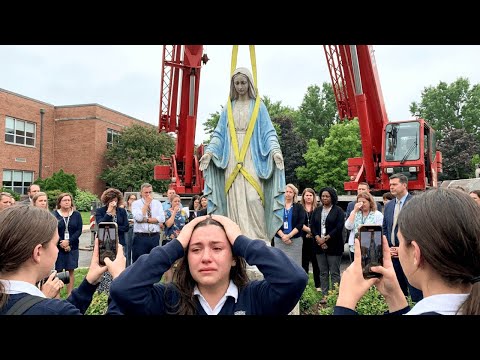 Director Ordered Virgin Mary Statue Removed From School... What Happened SHOCKED the Entire Town