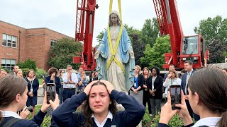 Director Ordered Virgin Mary Statue Removed From School... What Happened SHOCKED the Entire Town