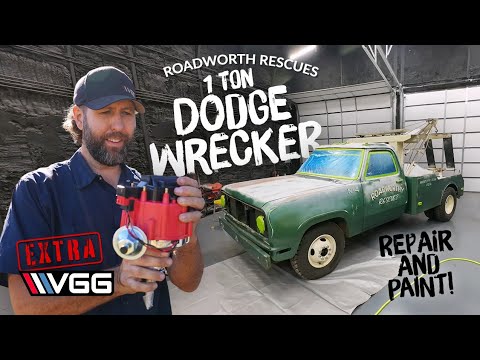 Ein Dodge-Abschleppwagen der alten Schule (1 Tonne) wird repariert und neu lackiert! (Roadworthy ...
