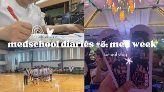 FEU-NRMF MED: 👩⚕️ MED WEEK 🎉 (medschool vlog) | audrey a.