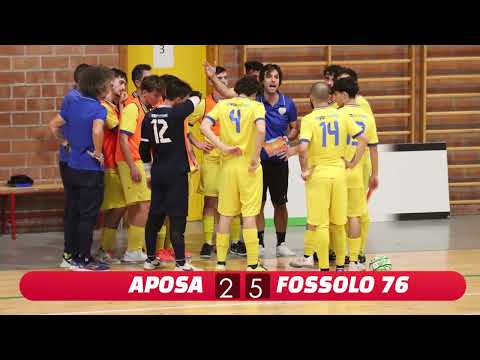 FUTSAL SERIE C 1 : Aposa vs Fossolo 76 2-5 (18.10.25)