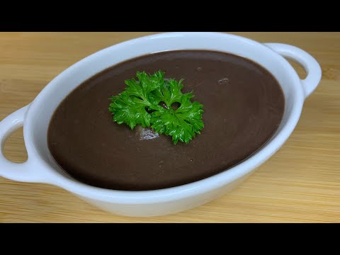 HAITIAN BLACK BEANS SAUCE WITH COCONUT MILK|| SOS PWA NOIR AVEK KOKOYE|| HOW TO MAKE