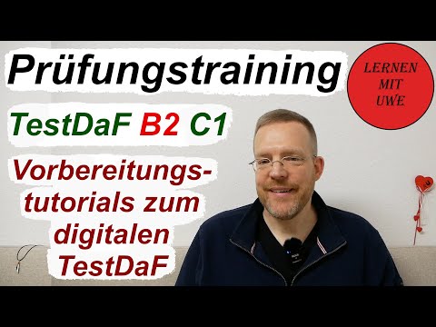 Test of German as a Foreign Language (TestDaF) – 01b – Introduction, requirements, information ab...