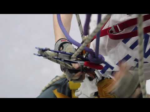 How to lock your  caving descender