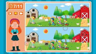 Viki Spotter: The Farm, Level 12 Walkthrough, 1080p/60FPS.