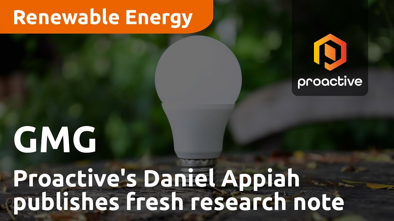 Proactive's Daniel Appiah publishes fresh research note on GMG