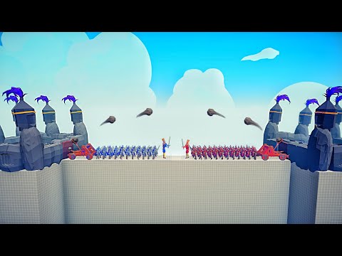 CASTLE vs CASTLE - Totally Accurate Battle Simulator TABS