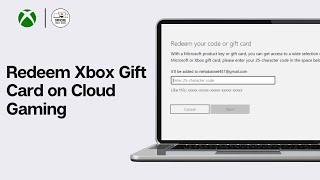 How To Redeem Xbox Gift Card on Cloud Gaming (2024 UPDATED)