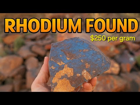 I Found a Rare Mineral Containing Rhodium in Nature!