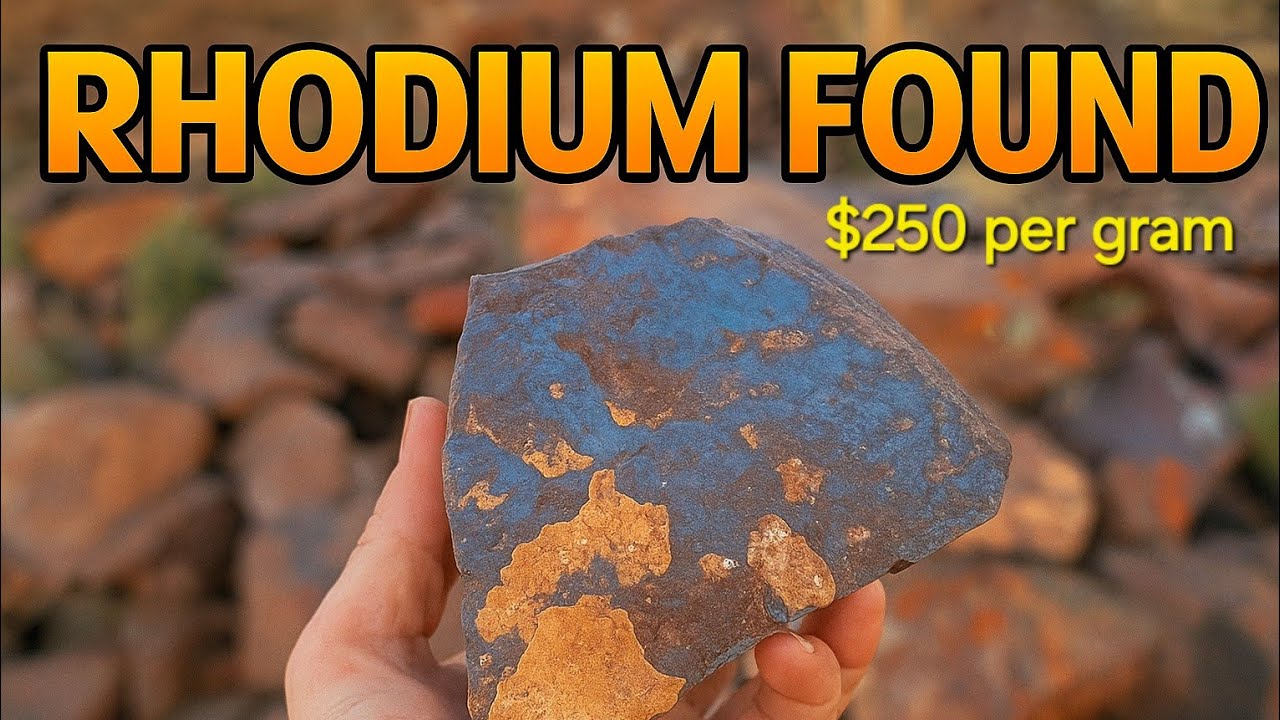 I Found a Rare Mineral Containing Rhodium in Nature!