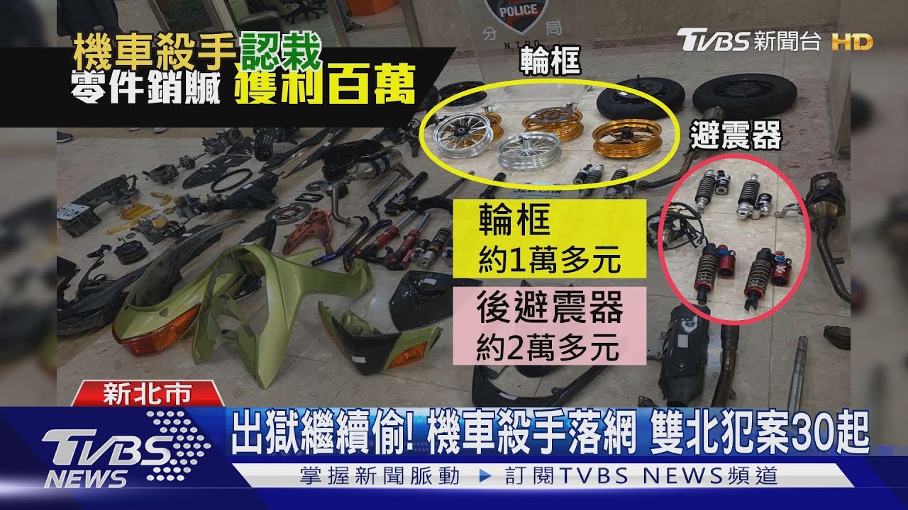 2小時拆光零件!竊車銷贓一條龍 獲利百萬