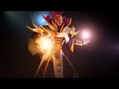 w33 Plays Invoker with Refresher Orb Ranked Match Gameplay