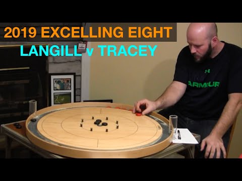 2019 Excelling Eight Crokinole - Singles - Tracey v Langill