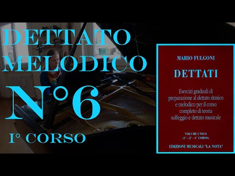 Dettato Melodico n.6 - I Corso - M. Fulgoni