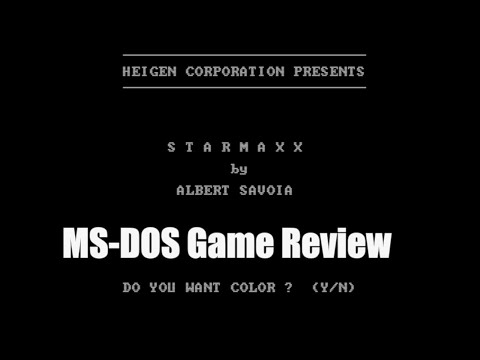 Starmaxx - 1983 - MS-DOS Game Review