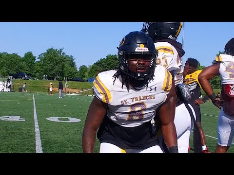 Simeon Coleman is a Hard-Hitting Leader for St. Frances Academy in Baltimore