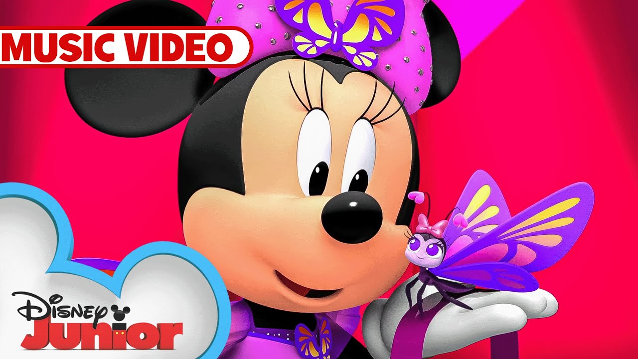 Just Like a Butterfly 🦋 | Music Video | Minnie's Bow-Toons: Camp Minnie 🏕🎀 | @disneyjr​