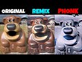 Freddy Fazbear Original vs Remix vs Phonk