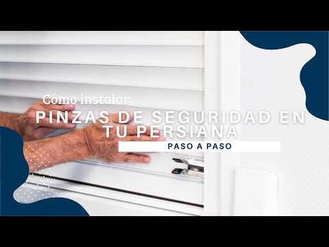 Cómo Colocar Pinzas de Seguridad en Persianas (Protección Anti-Intrusos)