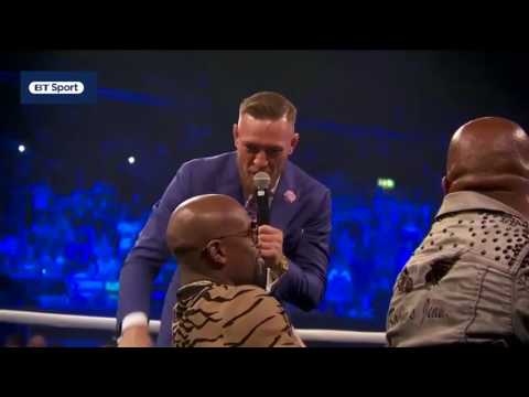 Conor Mcgregor slaat Floyd tijdens Persconferentie