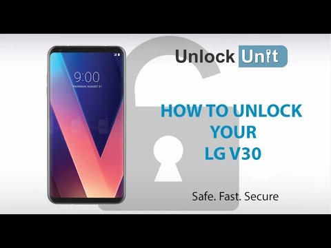 HOW TO UNLOCK LG V30