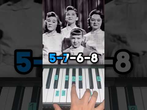 How To Play Tonight You Belong To Me on Piano #shorts