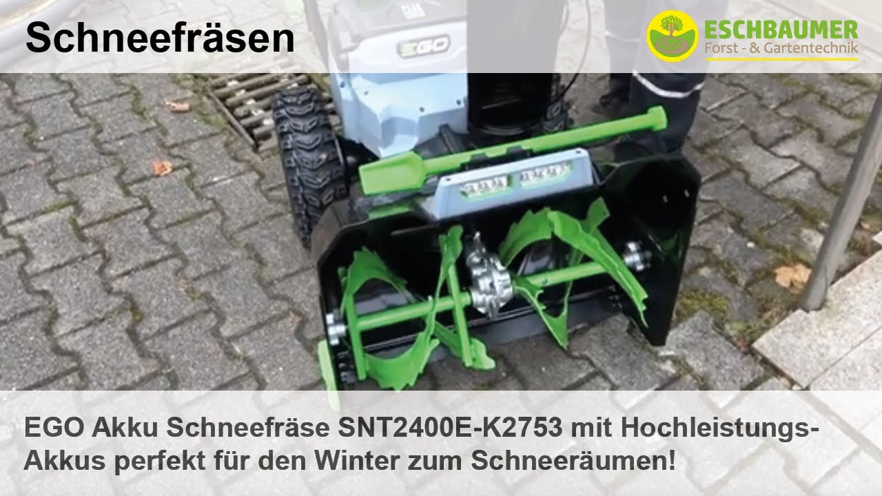 EGO Akku - Schneefräse SNT2400T - Oberhofer Landtechnik GmbH 