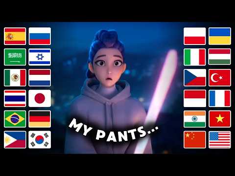 AWKWARD Rumi & Jinu moment in 35 different languages (Kpop Demon Hunters)