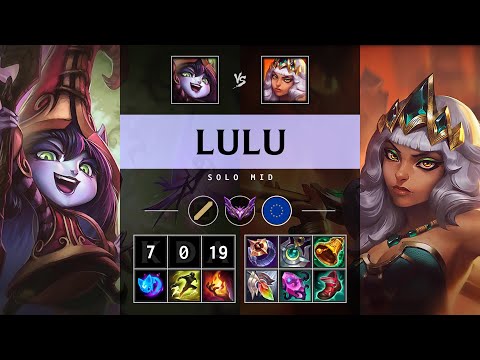 Lulu Mid vs Qiyana - EUW Master Patch 25.S1.3