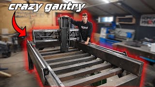 MASSIVE CNC milling machine build part 2 - Gantry & Z-axis