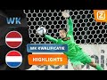 BIJLOW MET EEN CRUCIALE REDDING ?? | Letland vs Nederland | Kwalificatie WK 2022 | Samenvatting