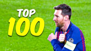 TOP 100 MOST IMPRESSIVE Goals and Dribbles by Lionel Messi 🔥