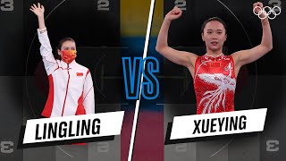 Liu Lingling 🆚 Zhu Xueying - Women's Trampoline Tokyo 2020 | Head-to-head