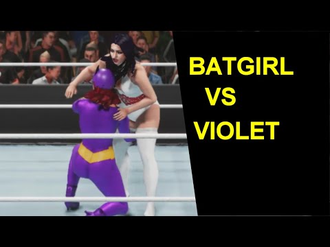 WWE 2K19 Batgirl vs Violet - Knockout Match