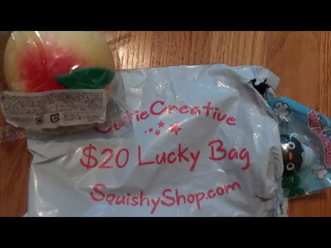 $20 SQUISHYSHOP GRAB BAG!!😍 BAD LUCK!😭😭😭 Video