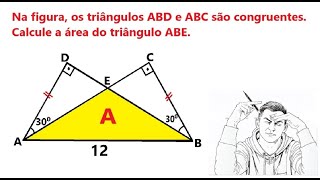 📌 CALCULATE THE AREA OF TRIANGLE ABE