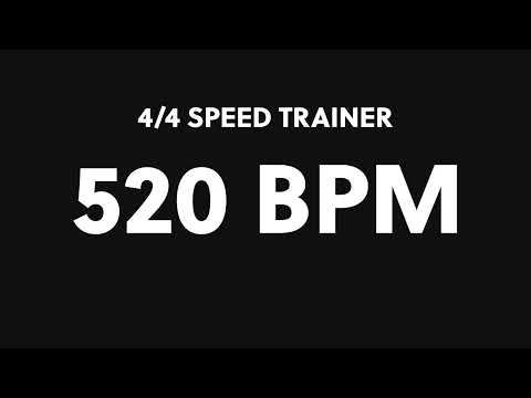 520 BPM – Speed Trainer (4/4 Practice Loop)