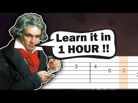 Beethoven - 5th Symphony - Guitar tutorial (TAB)