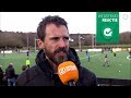 Cox na de belangrijke overwinning op koploper Bloemendaal